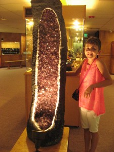 Jazmin at the Crater Rock Museum